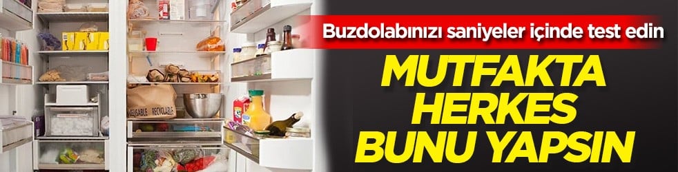 Kurtuluş yöntemi! Buzdolabınızı saniyeler içinde test edin! Kimsenin bilmediği gerçek: Bayramda herkes bunu yapsın