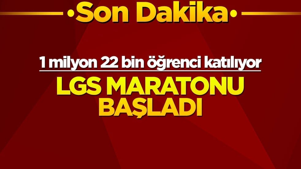 LGS başladı! 1 milyon 22 bin öğrencinin sınav maratonu...