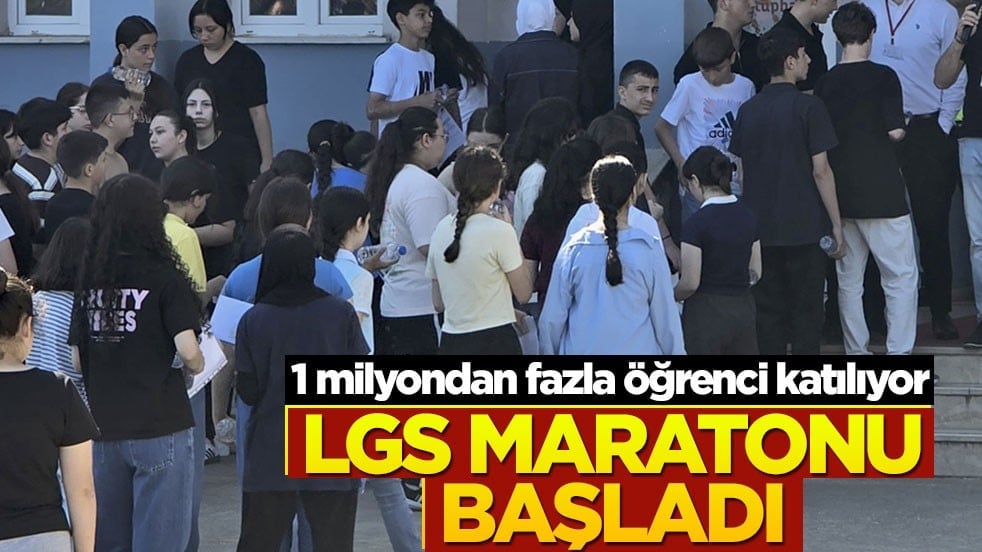 LGS başladı! 1 milyon 22 bin öğrencinin sınav maratonu...