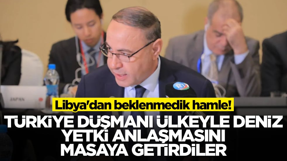 Libya'dan şok hamle: Türkiye düşmanı ülkeyle deniz yetki konusunda anlaşma yaptılar