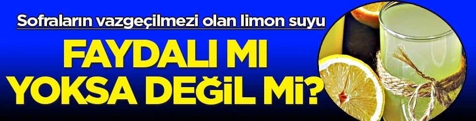 Limon suyun sırrı hayrete düşürdü: Bir bardak alınması gereken takviye... Alır almaz o an asiti tüketti 