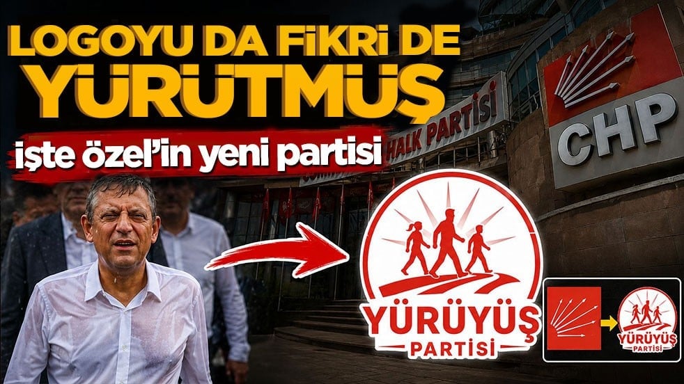 Logoyu da fikri de yürütmüş! İşte Özel’in yeni partisi