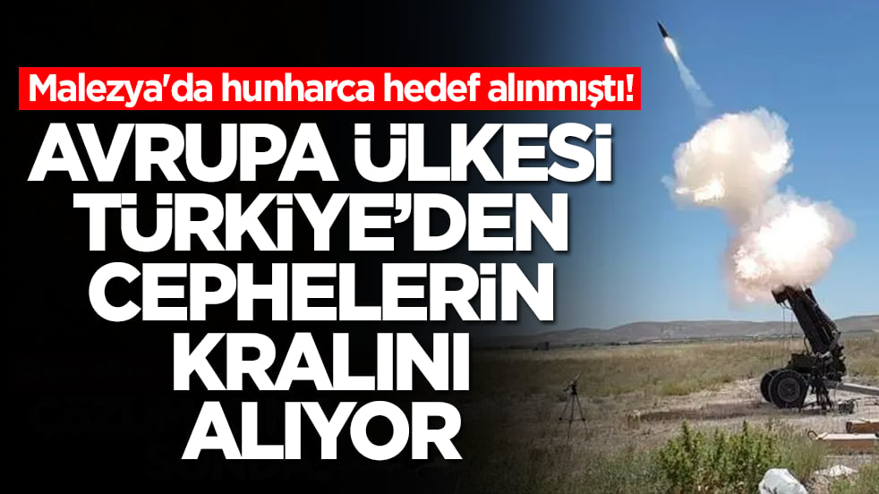 Malezya'da hunharca hedef alınmıştı: Avrupa ülkesi ters köşe yaptı, Türkiye'den cephelerin kralını alıyor