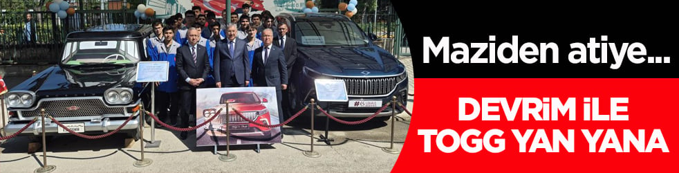 Maziden atiye! Devrim ile Togg yan yana