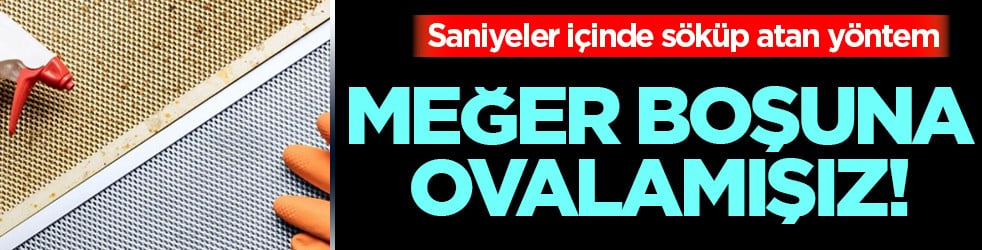 Meğer boşuna ovalamışız! O yağları saniyeler içinde söküp atan yöntem ortaya çıktı!