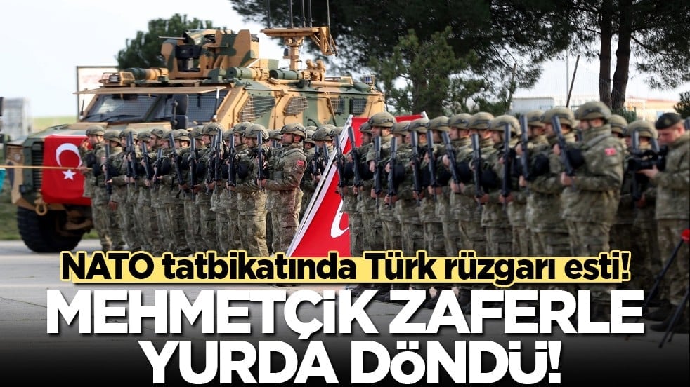 Mehmetçik NATO tatbikatından zaferle döndü: Tekirdağ'da duygu dolu karşılama