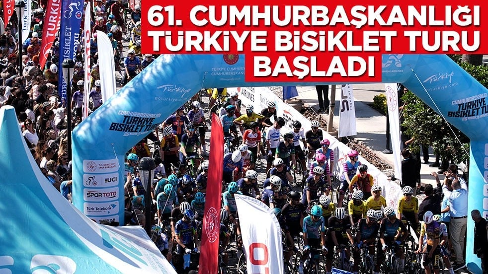 Merakla beklenen 61. Cumhurbaşkanlığı Türkiye Bisiklet Turu başladı