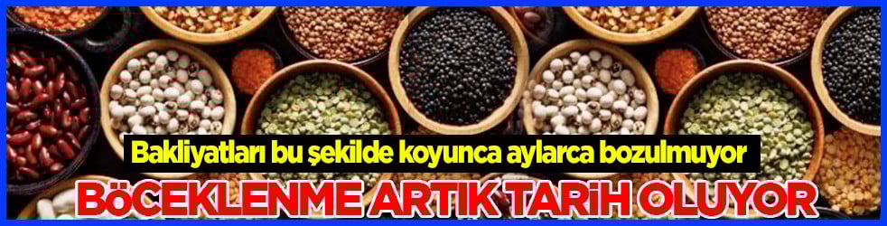 Mercimek, nohut ve daha neler neler... Böceklenme tarih oluyor: Bakliyatları bu şekilde...