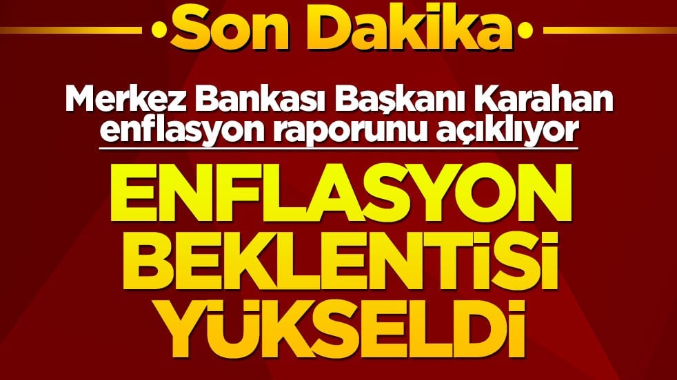 Merkez Bankası Başkanı Fatih Karahan enflasyon raporunu açıklıyor