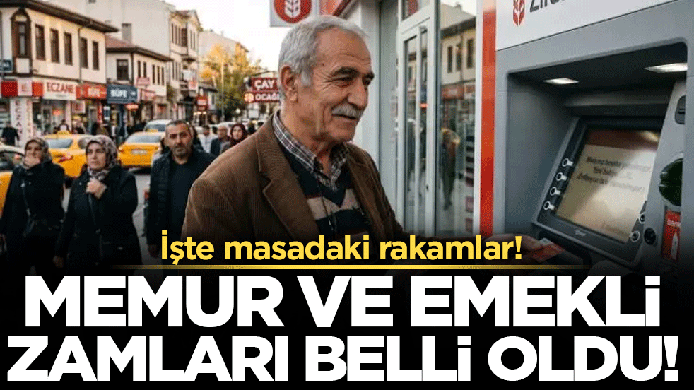 Merkez Bankası işaret etti: Memur ve emekli zamları belli oldu!
