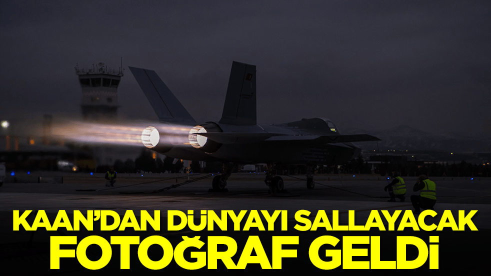 MMU Kaan'dan dünyayı sallayacak fotoğraf geldi