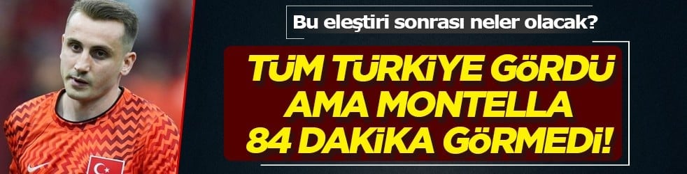 Montella'nın 84 dakika gördüğünü tüm Türkiye niye göremedi! Taraftarlar şok içerisinde...
