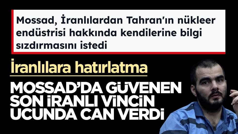 Mossad'dan "bize casusluk yapın" çağrısı