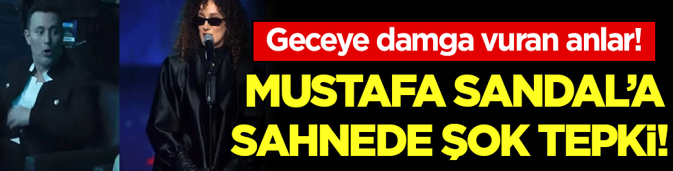 Mustafa Sandal ve Mela Bedel arasında sahnede gerginlik! Geceye damga vuran anlar!