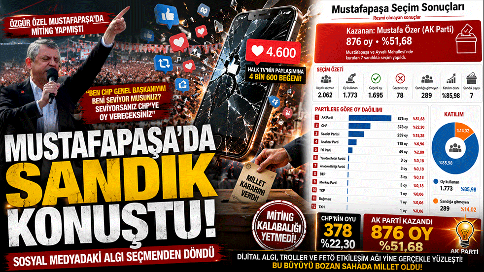 Mustafapaşa'da sandık konuştu: Sosyal medyadaki algı seçmenden döndü