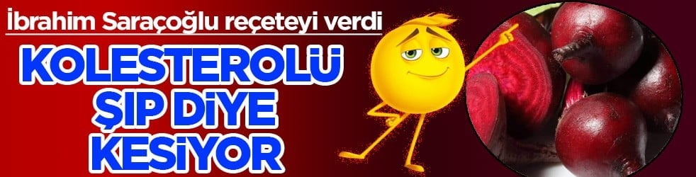 Ne yumurta ne zeytin: Kolesterolü kesen turp ve o gıda 3 defa kullanılır! Saraçoğlu reçeteyi verdi