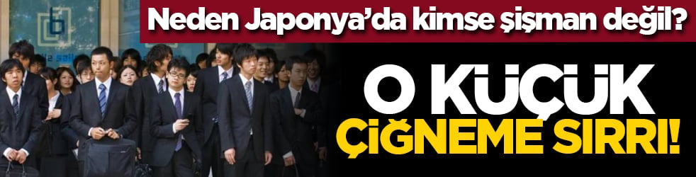 Neden Japonya’da kimse şişman değil? O küçük 