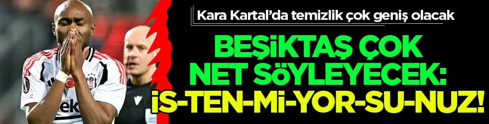 Nihayet masaya sert bir yumruk atılıyor: Sergen Yalçın tam 8 futbolcuyu kadroda istemiyor...