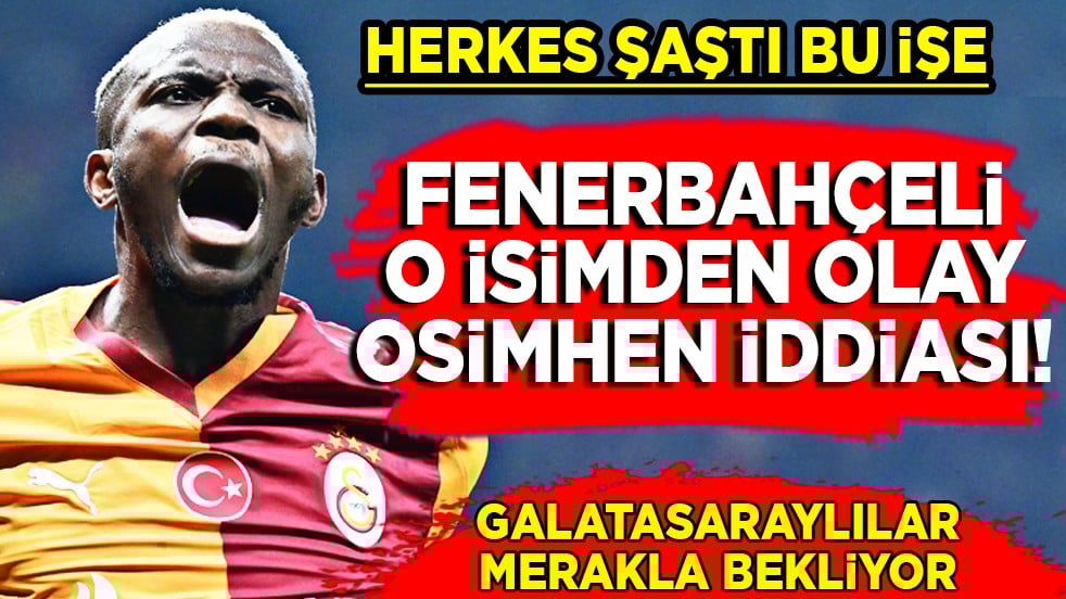 O projeyle ilgili büyük haberi verdi... Serdar Ali Çelikler'den Osimhen bombası