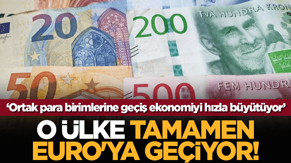 O ülke tamamen Euro'ya geçiyor!