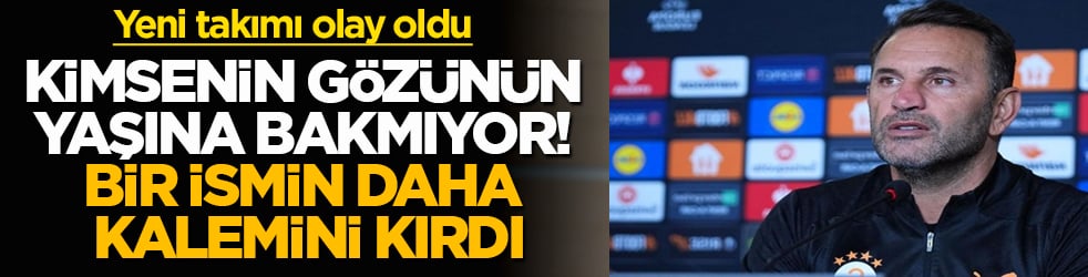 Okan Buruk kimsenin gözünün yaşına bakmıyor! Bir ismin daha kalemini kırdı! Yeni takımı olay oldu