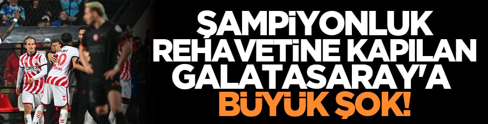 Okan Buruk klasiği... Şampiyonluk rehavetine kapılan Galatasaray'a büyük şok!