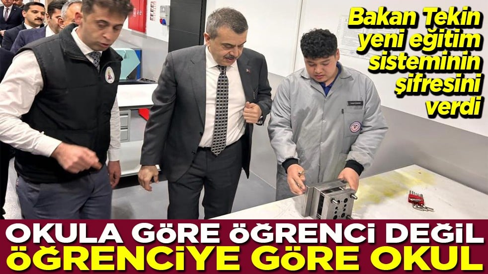 Okula göre öğrenci değil öğrenciye göre okul