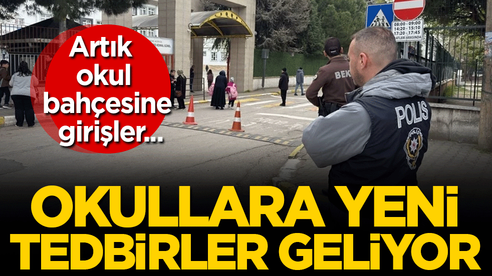 Okullara yeni tedbirler geliyor! Artık okula girişler...