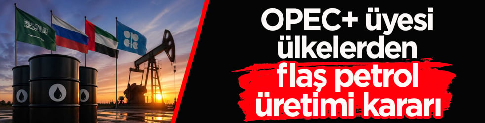 OPEC+ üyesi ülkelerden flaş petrol üretimi kararı