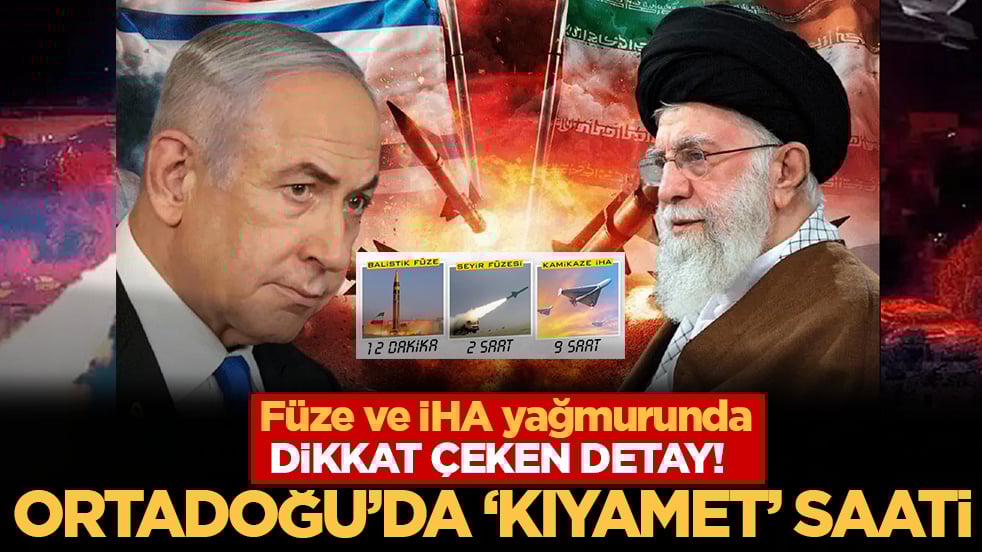 Ortadoğu’da ‘kıyamet’ saati! İran’ın İsrail’e ateşlediği mühimmatlar kaç dakikada varacak?