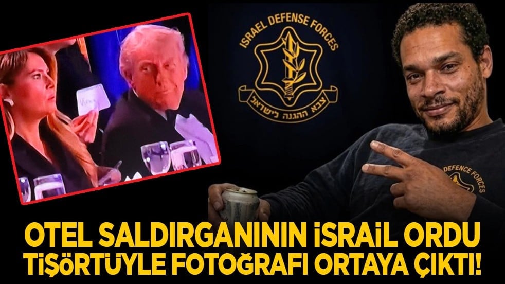 Otel saldırganının İsrail ordu tişörtüyle fotoğrafı ortaya çıktı!