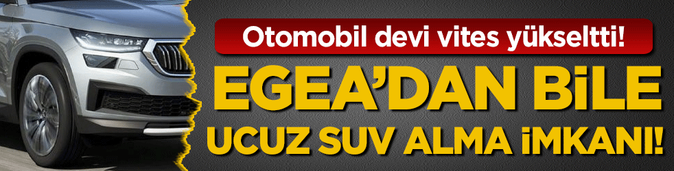 Otomobil devi vites yükseltti: Egea'dan bile ucuz SUV imkanı!