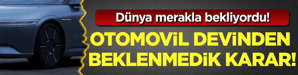 Otomobil dünyası şokta: Yeni tanıtılan modelde beklenmedik karar!