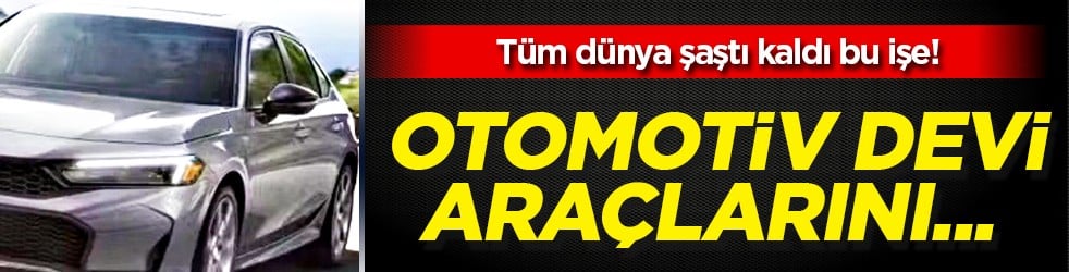 Otomotiv devi araçlarını geri çağırıyor! Skandal gelişmeyi duyurdular...
