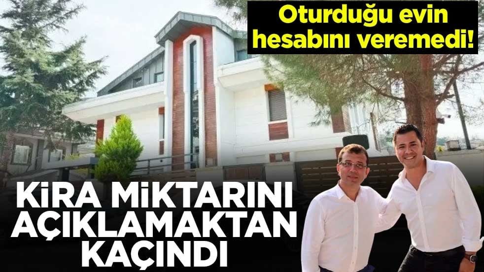 Oturduğu evin hesabını veremedi! Kira miktarını açıklamaktan kaçındı