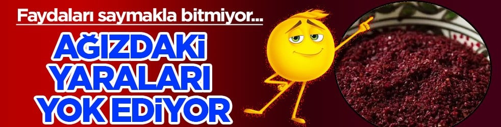 Padişah baharatı olarak kabul ediliyordu! Sumak: Ağızdaki yaraları 1 saat içinde yok ediyor! 