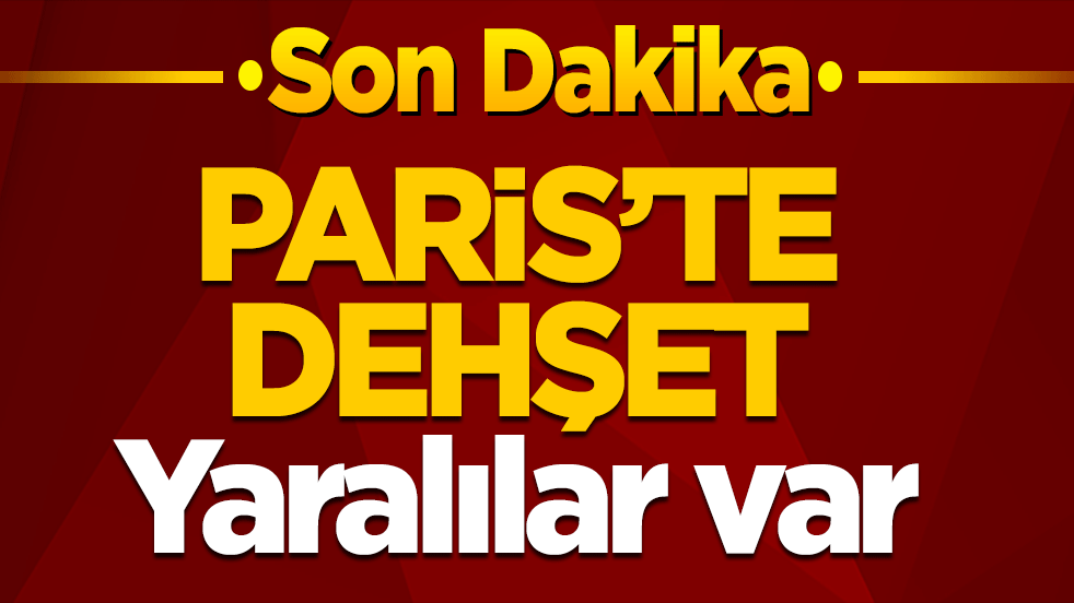 Paris'te dehşet anları!
