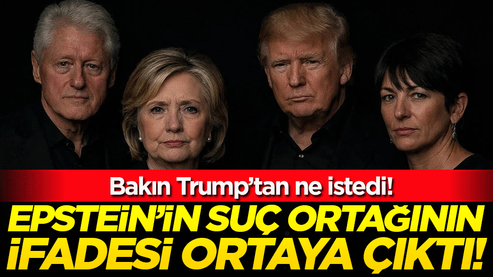 Pedofili Epstein'in suç ortağıydı: Maxwell'in Trump'tan isteği ifşa oldu!