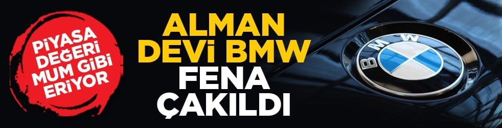 Piyasa değeri mum gibi eriyor: Alman devi BMW fena çakıldı