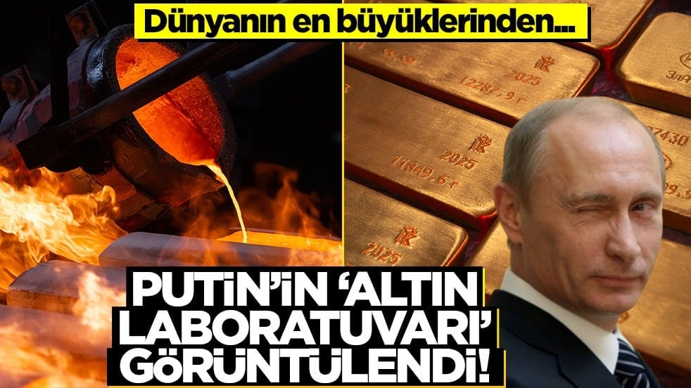 Putin'in 'altın laboratuvarı' görüntülendi! Dünyanın en büyüklerinden...