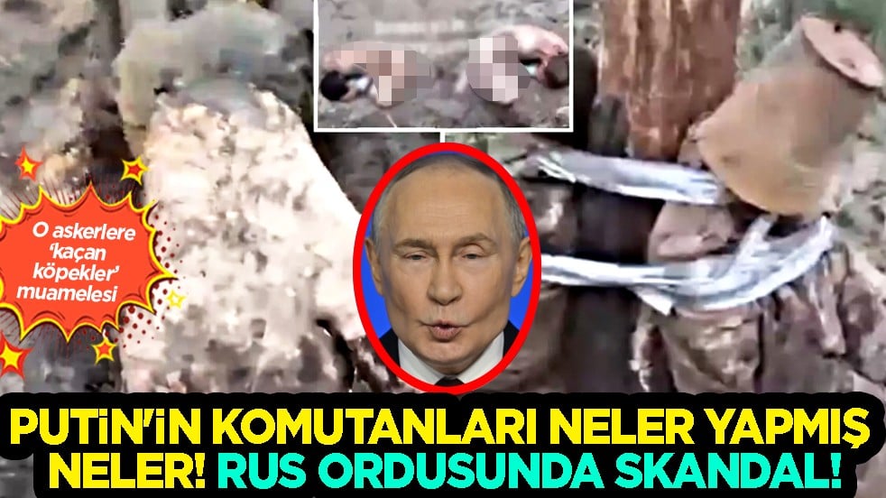 Putin'in komutanları neler yapmış neler! Rus ordusunda skandal görüntüler! Kaçan köpekler muamelesi