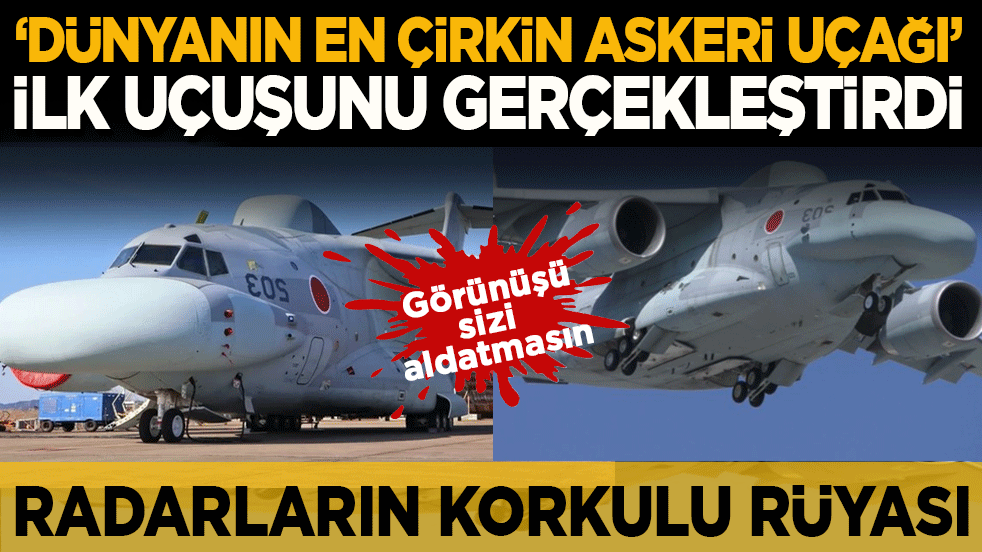 Radarların korkulu rüyası: 'Dünyanın en çirkin' askeri uçağı ilk uçuşunu gerçekleştirdi