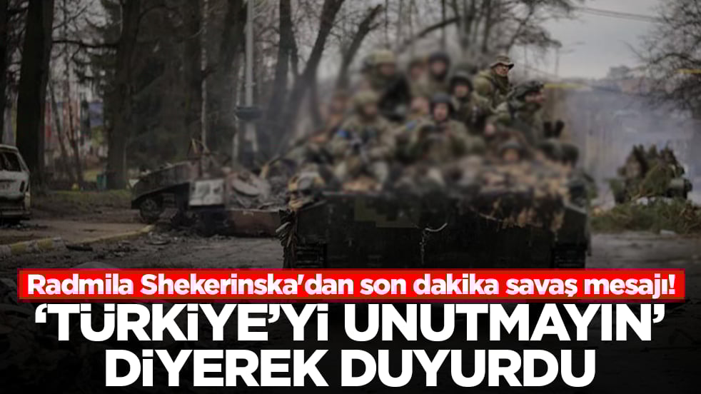 Radmila Shekerinska'dan son dakika savaş mesajı! 'Türkiye'yi unutmayın' diyerek duyurdu