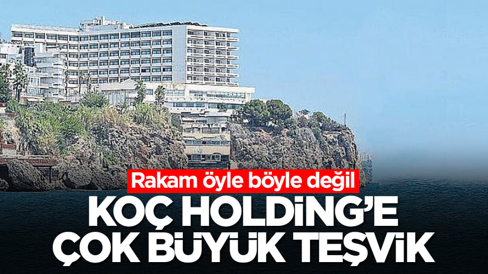 Rakam öyle böyle değil: Hükümete parmak sallaya sallaya cebini dolduran Koç Holding'e büyük teşvik