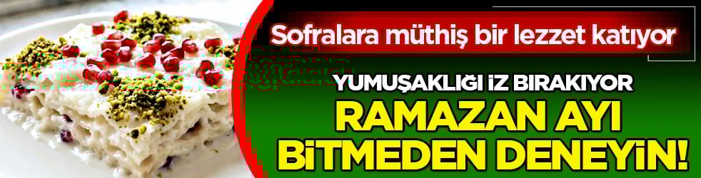 Ramazan'ın gülü Güllaç tarifi! Yumuşaklığı iz bırakıyor! Mutlaka denemelisiniz...