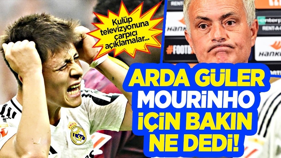 Real Madrid'de Portekizli dönemi: Arda Güler'in Mourinho mutluluğu