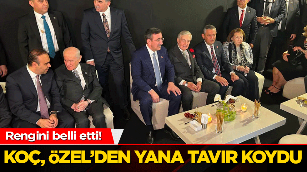 Rengini belli etti! Koç, Özel’den yana tavır koydu