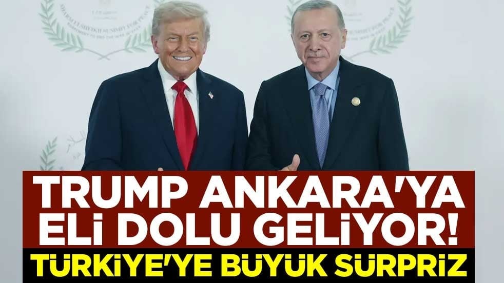 Reuters'ın iddiası gündem oldu! Trump, Ankara'ya eli dolu geliyor... Türkiye'ye büyük sürpriz