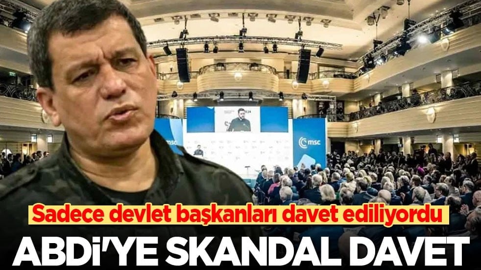Sadece devlet başkanları davet ediliyordu: Abdi'ye skandal davet
