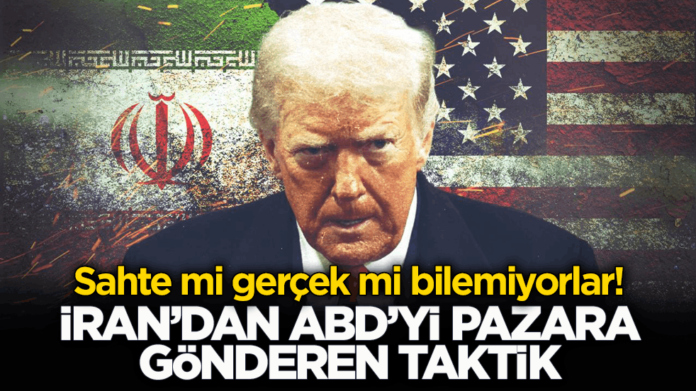 Sahte mi gerçek mi bilemiyorlar! İran’dan ABD’yi pazara gönderen taktik